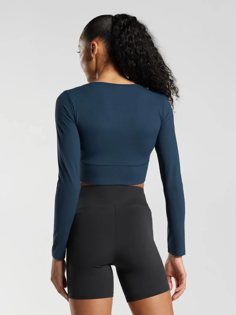 Crossover Long Sleeve Dark Blue