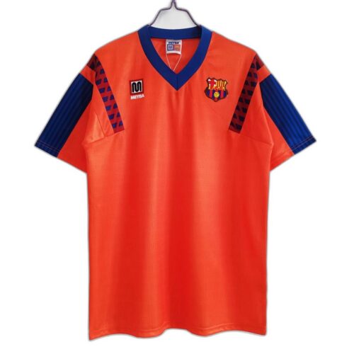 Maillot FC Barcelone Extérieur 1991/92 Orange