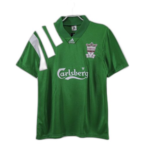 Maillot Liverpool Extérieur 1992/93 Vert