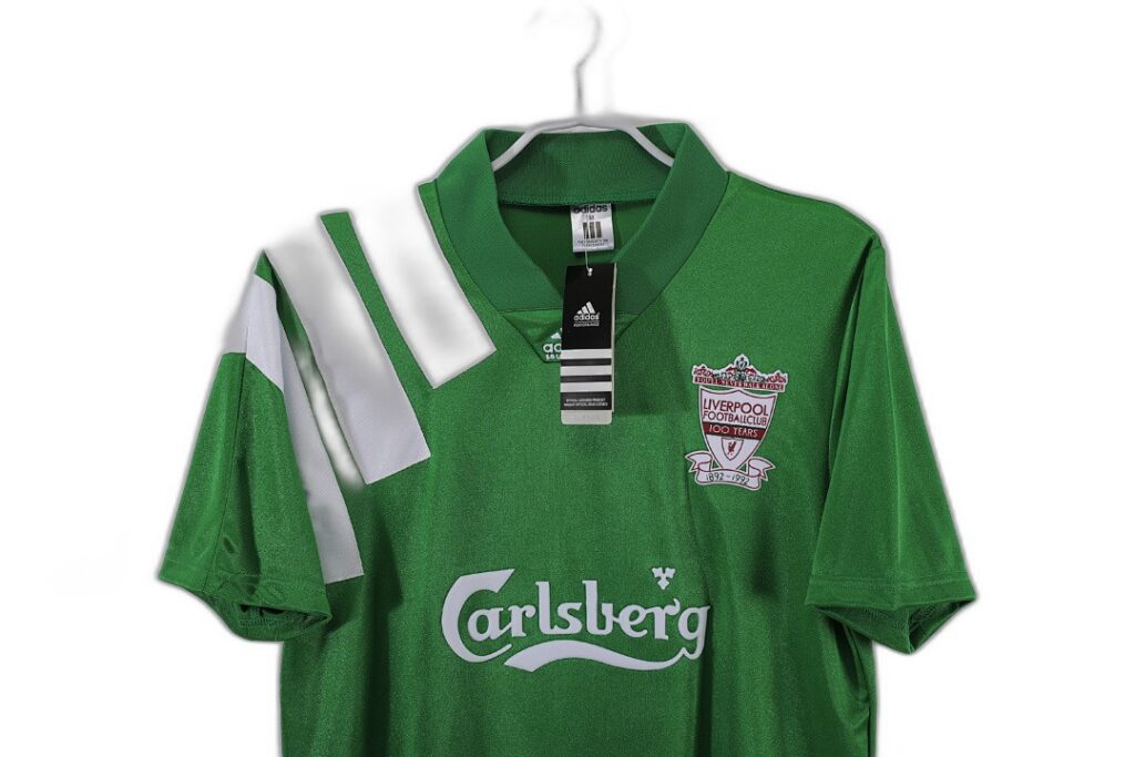 Maillot Liverpool Extérieur 1992/93 Vert
