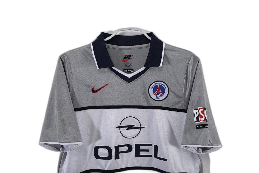 Maillot Paris Saint-Germain Extérieur 2000/01 Gris