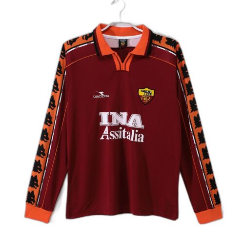 Maillot AS Roma Domicile 1998/99 - Manches Longues