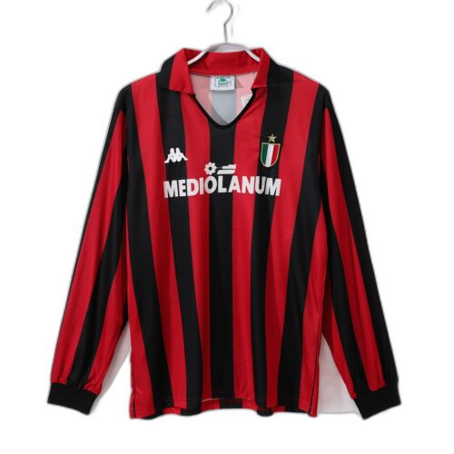 Maillot AC Milan Domicile 1988/89 - Manches Longues