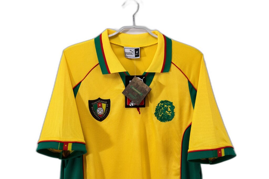 Maillot Cameroun Extérieur 1998/99 Jaune