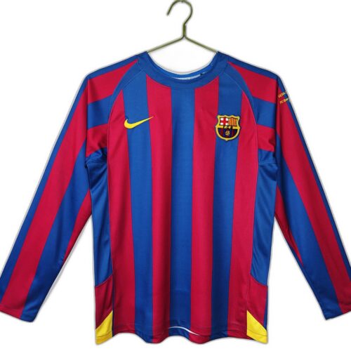 Maillot FC Barcelone Domicile 2005/06 - Manches Longues