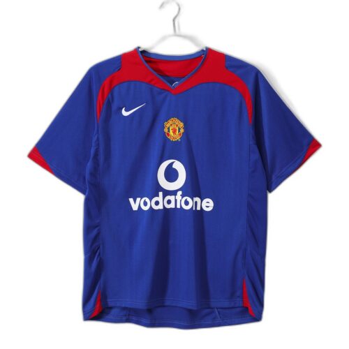 Maillot Manchester United Extérieur 2005/06 Bleu