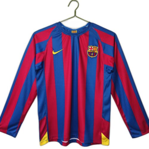 Maillot FC Barcelone Domicile 2005/06 - Manches Longues
