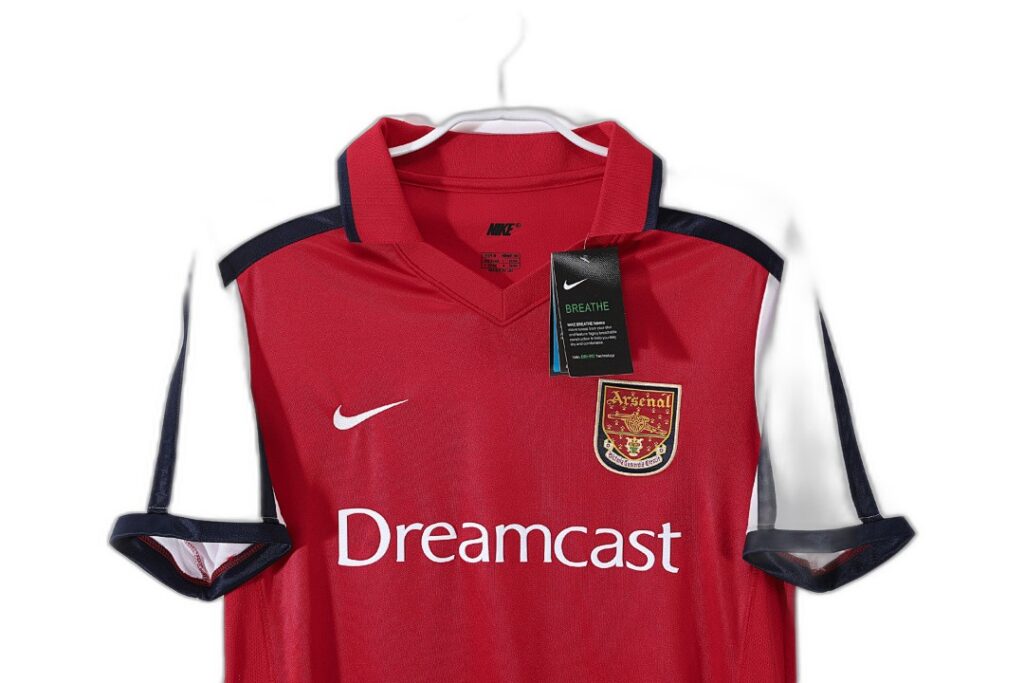 Maillot Arsenal Domicile 2001/02