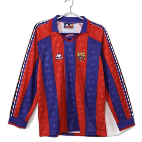 Maillot FC Barcelone Domicile 1995/97 - Manches Longues