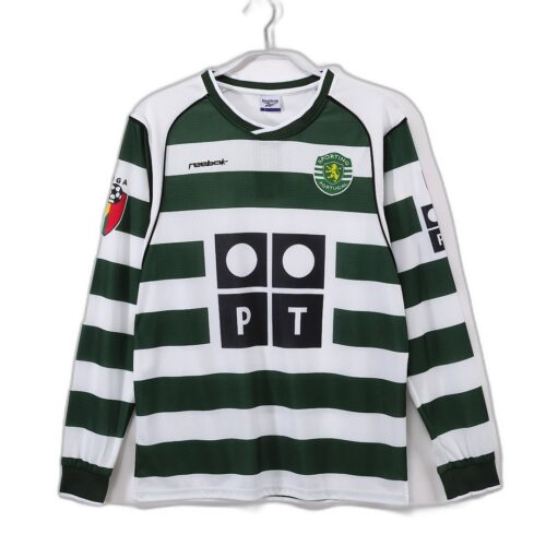 Maillot Sporting Lisbonne Domicile 2001/03 - Manches Longues