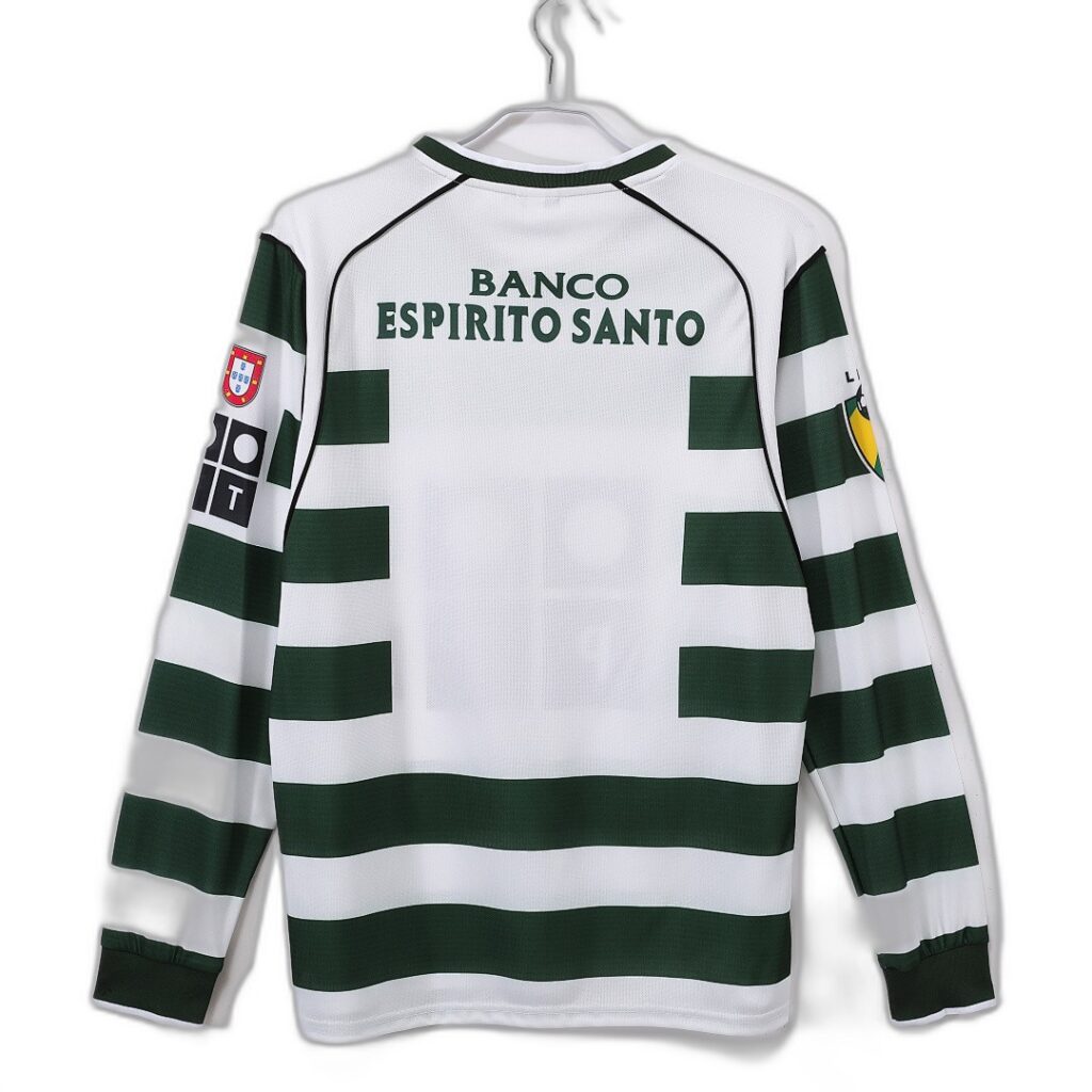 Maillot Sporting Lisbonne Domicile 2001/03 - Manches Longues