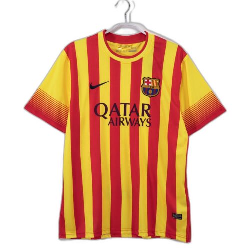 Maillot FC Barcelone Extérieur 2013/14 Jaune