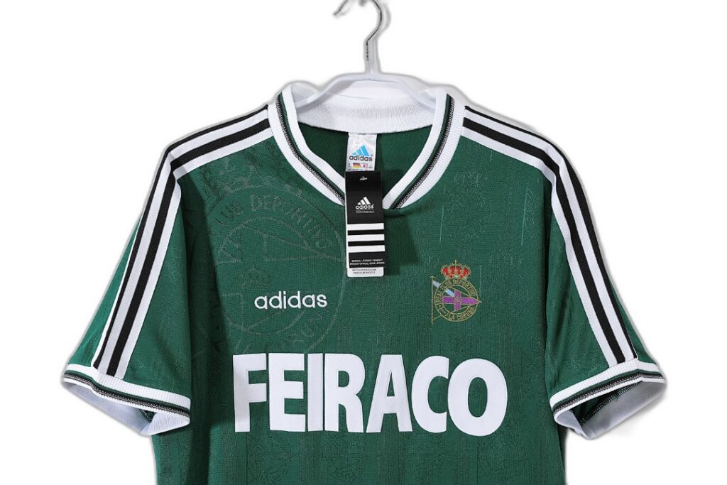 Maillot Deportivo La Coruña Extérieur 1999/00 Vert