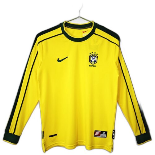 Maillot Brésil Domicile 1998 - Manches Longues