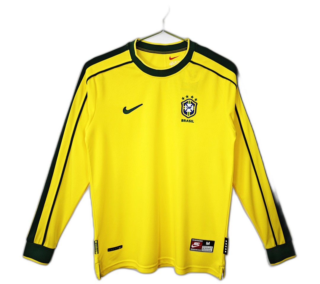 Maillot Brésil Domicile 1998 - Manches Longues