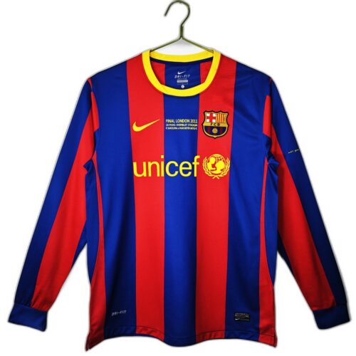 Maillot FC Barcelone Domicile 2010/11 - Manches Longues