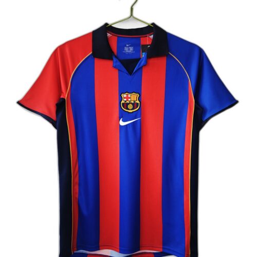 Maillot FC Barcelone Domicile 2001/02