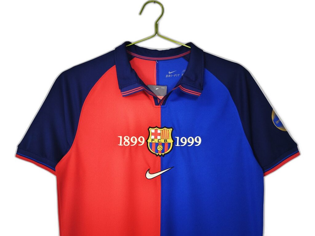 Maillot FC Barcelone Domicile 1999/00