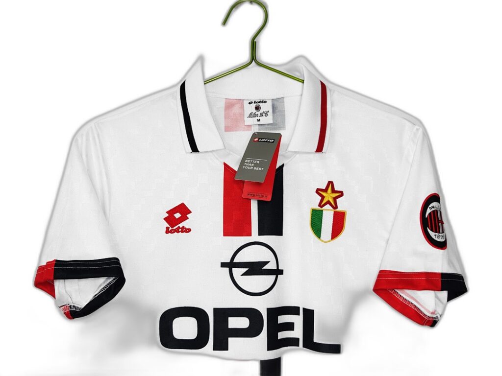 Maillot AC Milan Extérieur 1996/97 Blanc