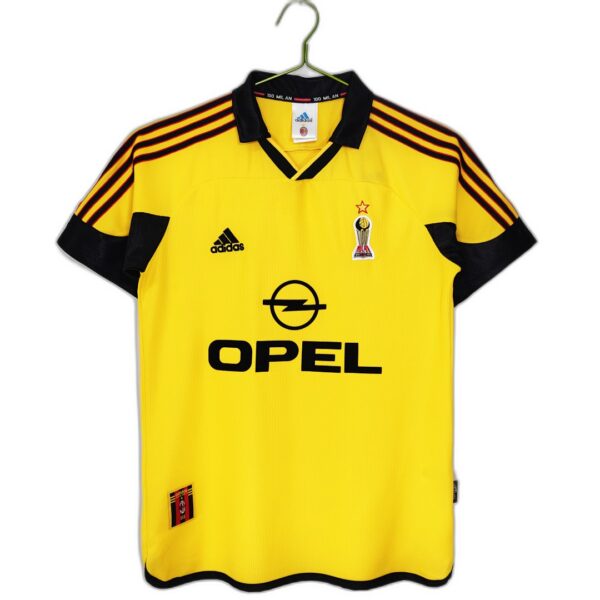 Maillot AC Milan Extérieur 1999/00 Jaune