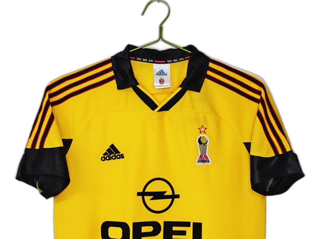 Maillot AC Milan Extérieur 1999/00 Jaune