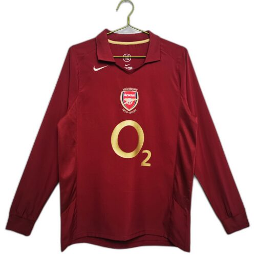 Maillot Arsenal Domicile 2005/06 - Manches Longues