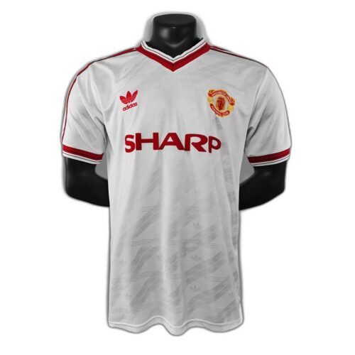 Maillot Manchester United Extérieur 1986/88 Blanc