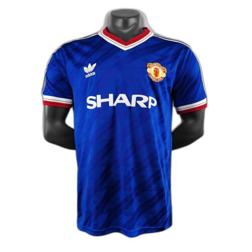 Maillot Manchester United Third 1986/88 Bleu