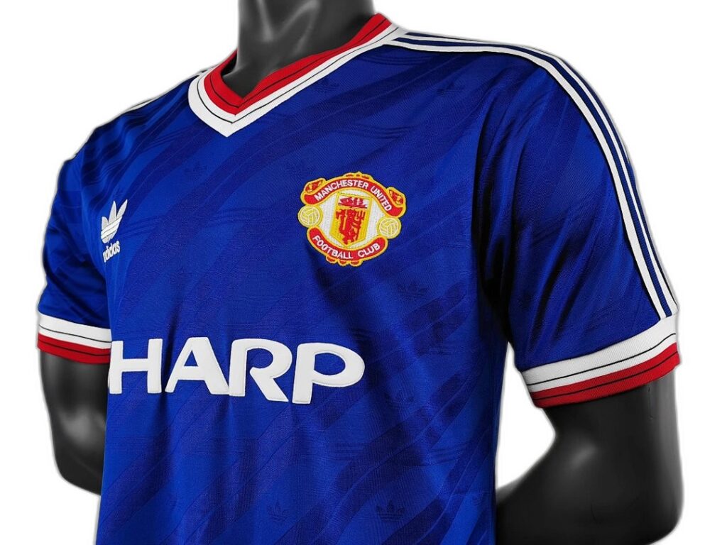 Maillot Manchester United Third 1986/88 Bleu