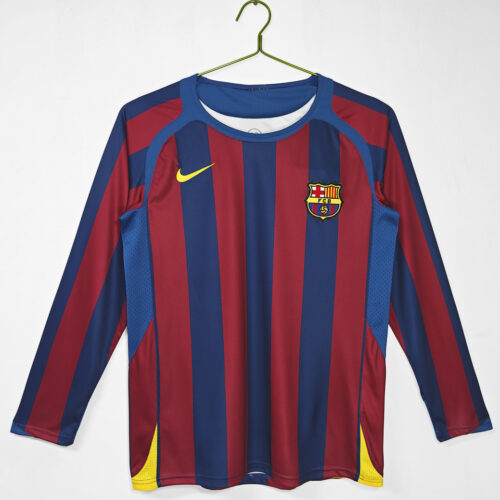 Maillot FC Barcelone Domicile 2005/06 - Manches Longues