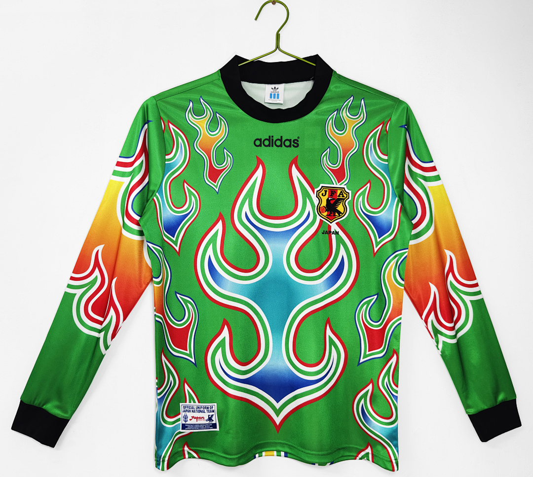 Maillot Japon Gardien 1998 Vert - Manches Longues