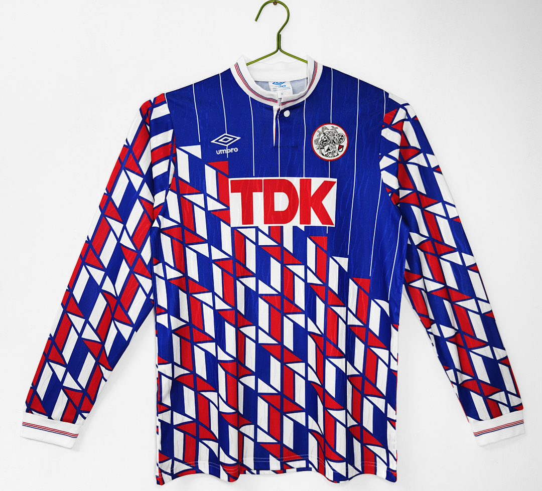 Maillot Ajax Amsterdam Extérieur 1989/90 - Manches Longues