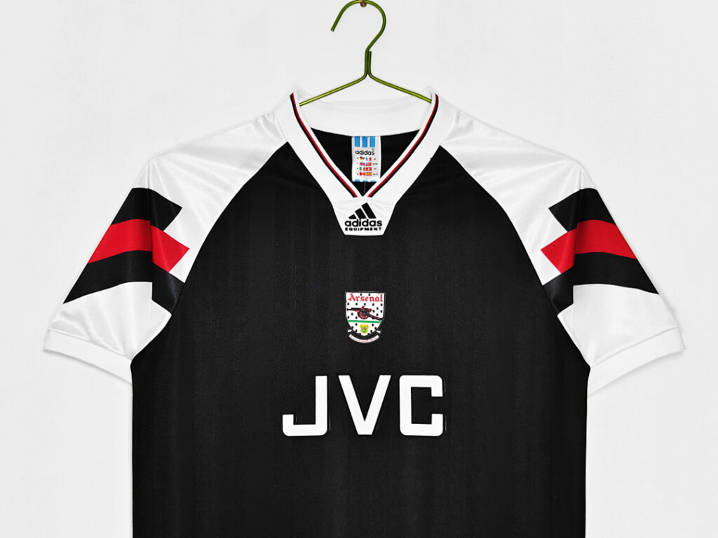 Maillot Arsenal Extérieur 1992/94 Noir