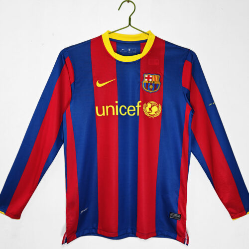 Maillot FC Barcelone Domicile 2010/11 - Manches Longues