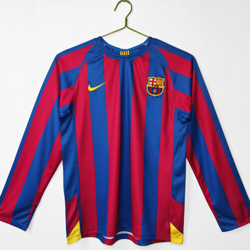 Maillot FC Barcelone Domicile 2005/06 - Manches Longues