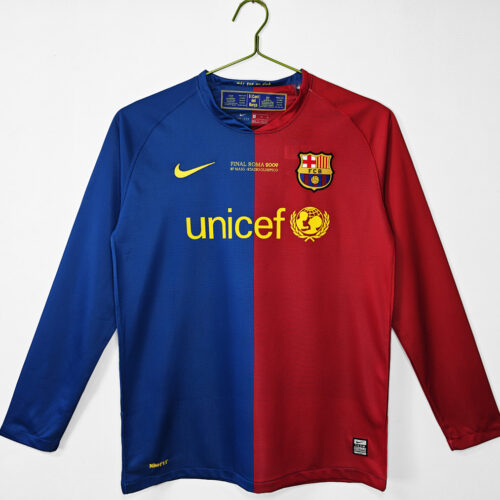 Maillot FC Barcelone Domicile 2008/09 - Manches Longues