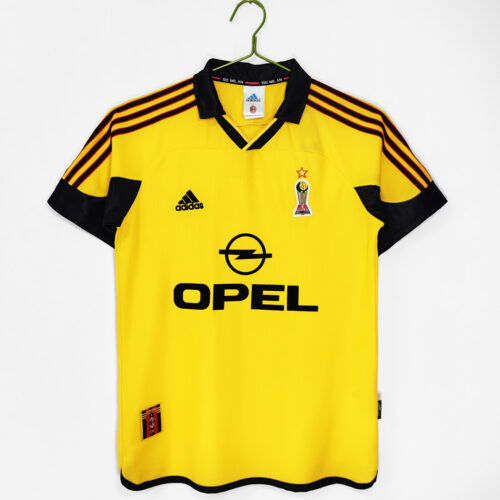 Maillot AC Milan Extérieur 1999/00 Jaune