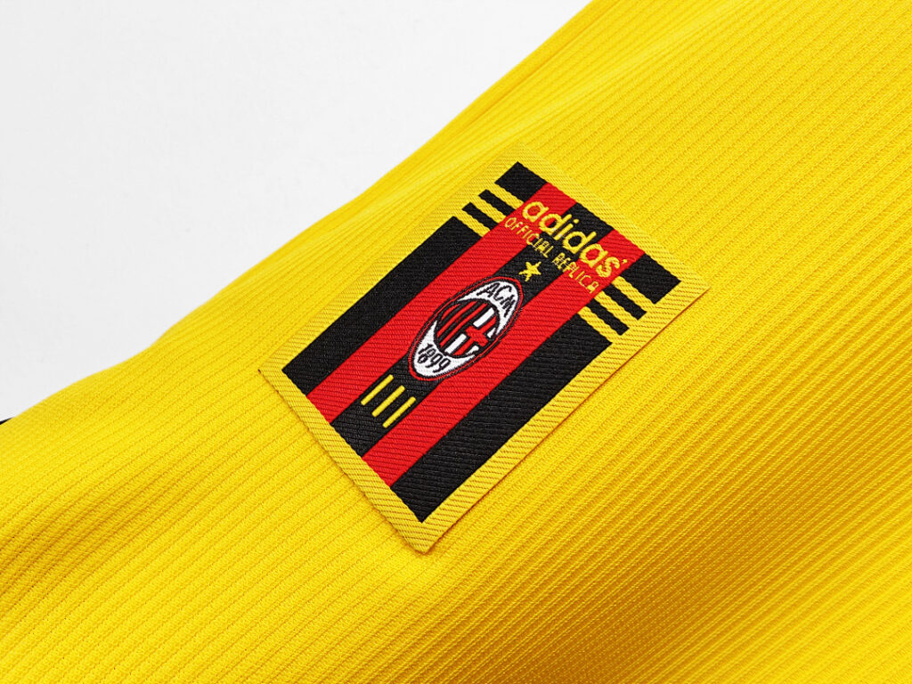 Maillot AC Milan Extérieur 1999/00 Jaune