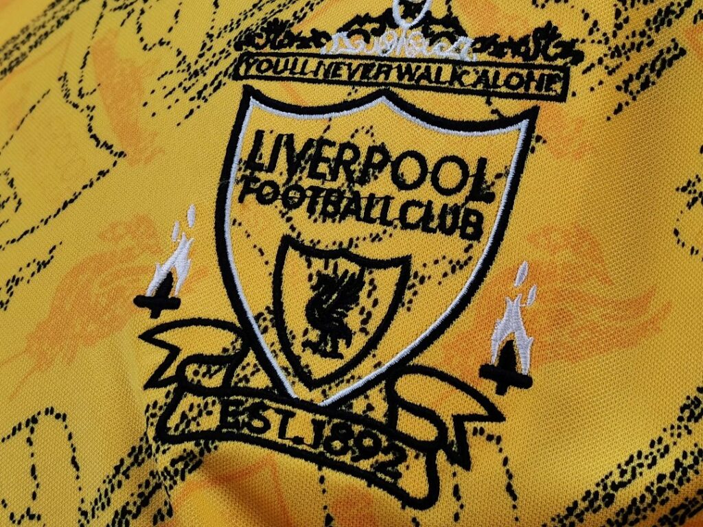 Maillot Liverpool Third 1994/96 Jaune
