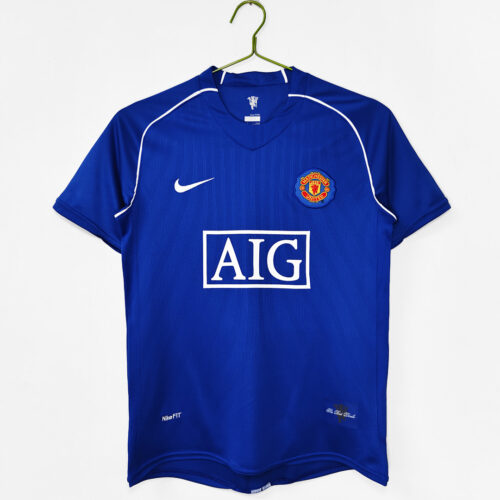 Maillot Manchester United Gardien 2007/08 Bleu