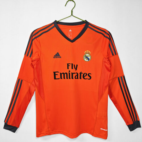 Maillot Real Madrid Third 2013/14 Orange - Manches Longues
