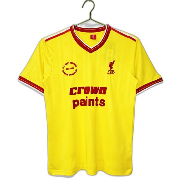 Maillot Liverpool Third 1985/86 Jaune