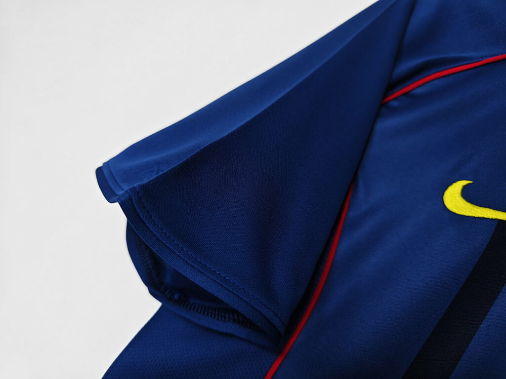 Maillot FC Barcelone Extérieur 2004/05 Bleu