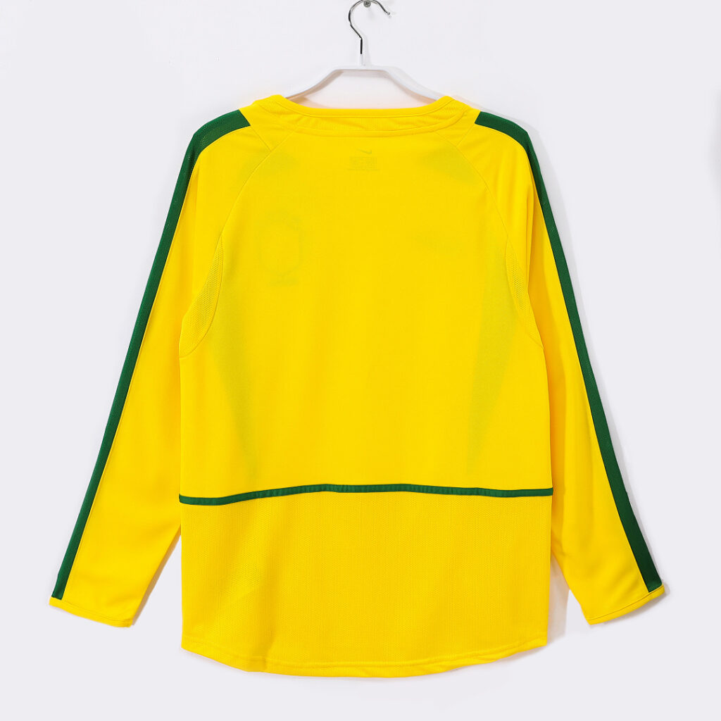Maillot Brésil Domicile 2002 - Manches Longues
