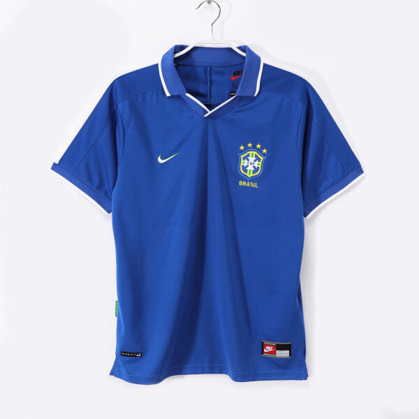 Maillot Brésil Extérieur 1997 Bleu