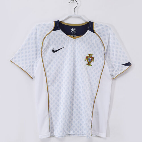Maillot Portugal Extérieur 2004 Blanc