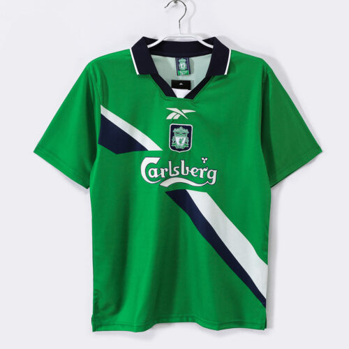 Maillot Liverpool Extérieur 1999/00 Vert