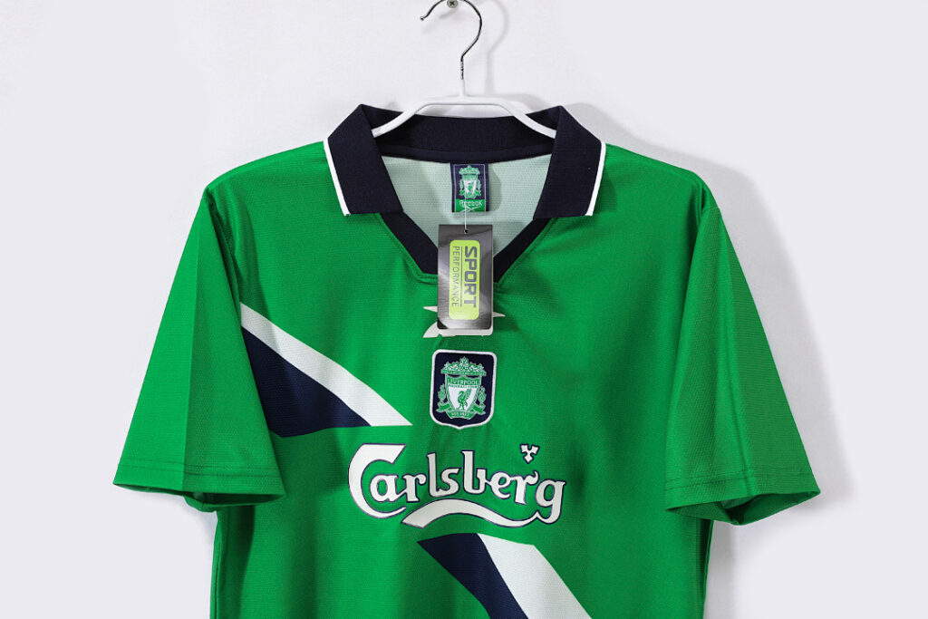 Maillot Liverpool Extérieur 1999/00 Vert