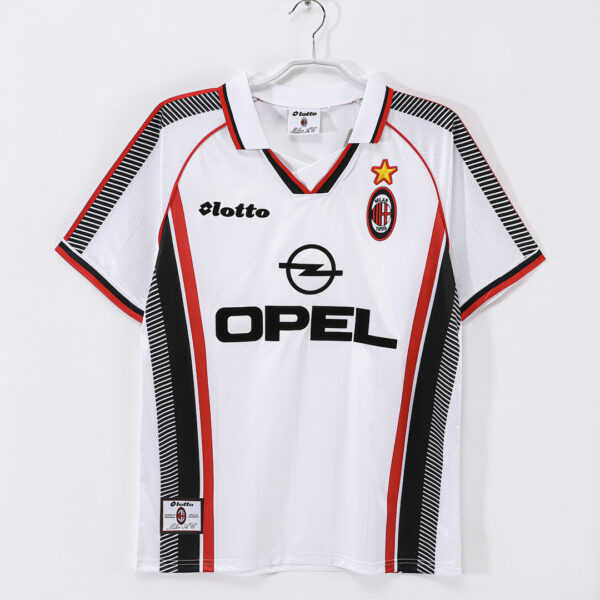 Maillot AC Milan Extérieur 1997/98 Blanc
