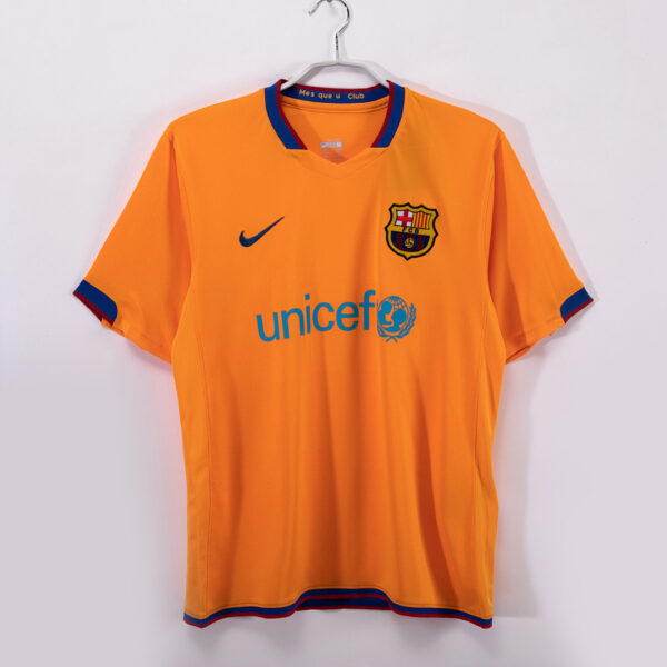 Maillot FC Barcelone Extérieur 2006/07 Orange